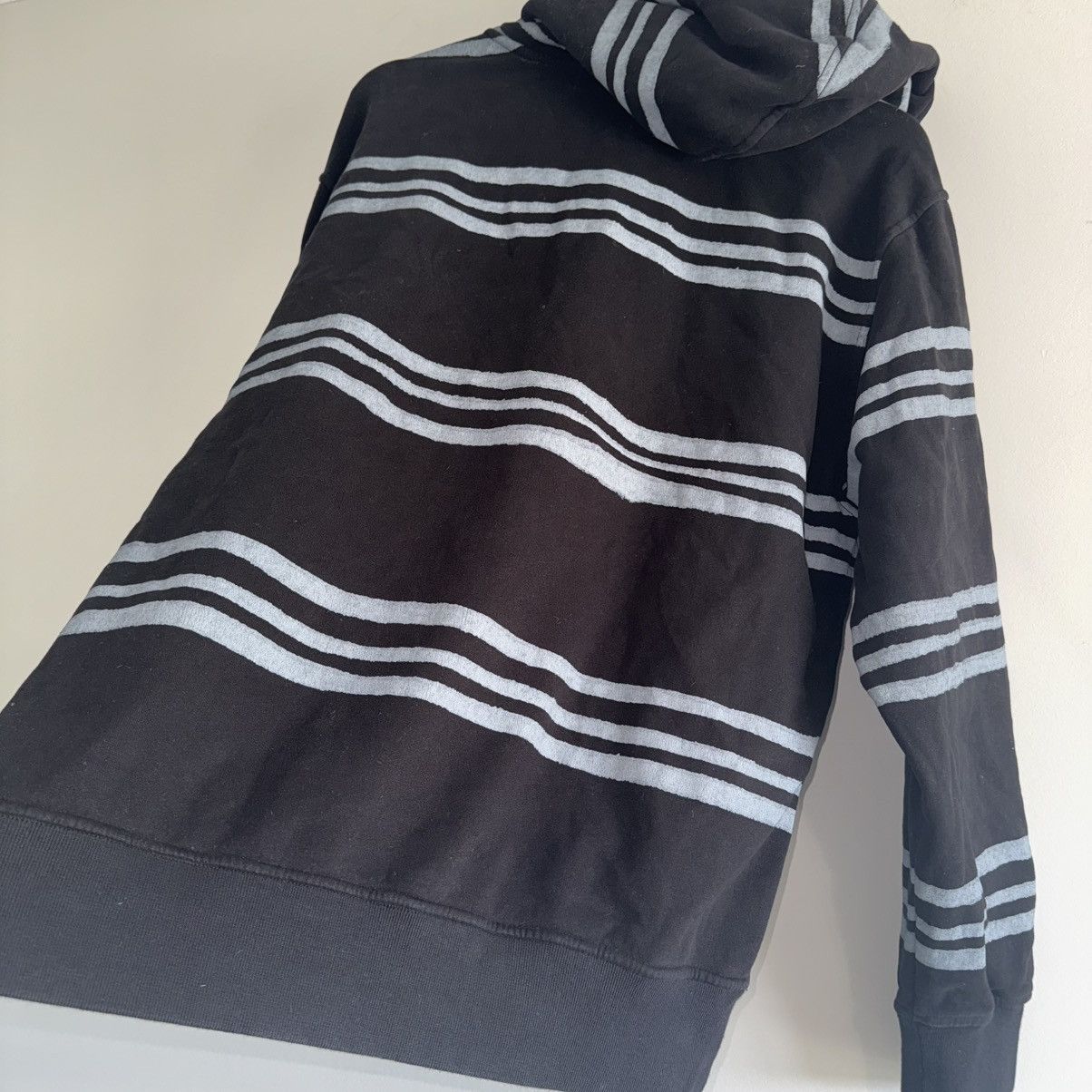 Stone Island × Supreme Supreme Stone Island “Warped Stripe” Pullover Hoodie Size US M / EU 48-50 / 2 - 5 Thumbnail