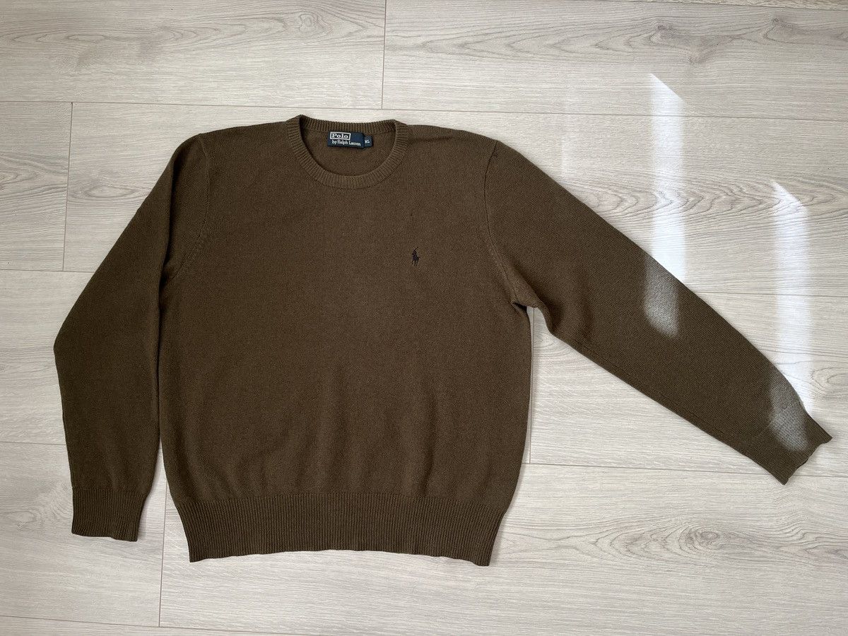 Polo Ralph Lauren × Vintage POLO Ralph Lauren sweater wool 100% XL Size US XL / EU 56 / 4 - 1 Thumbnail