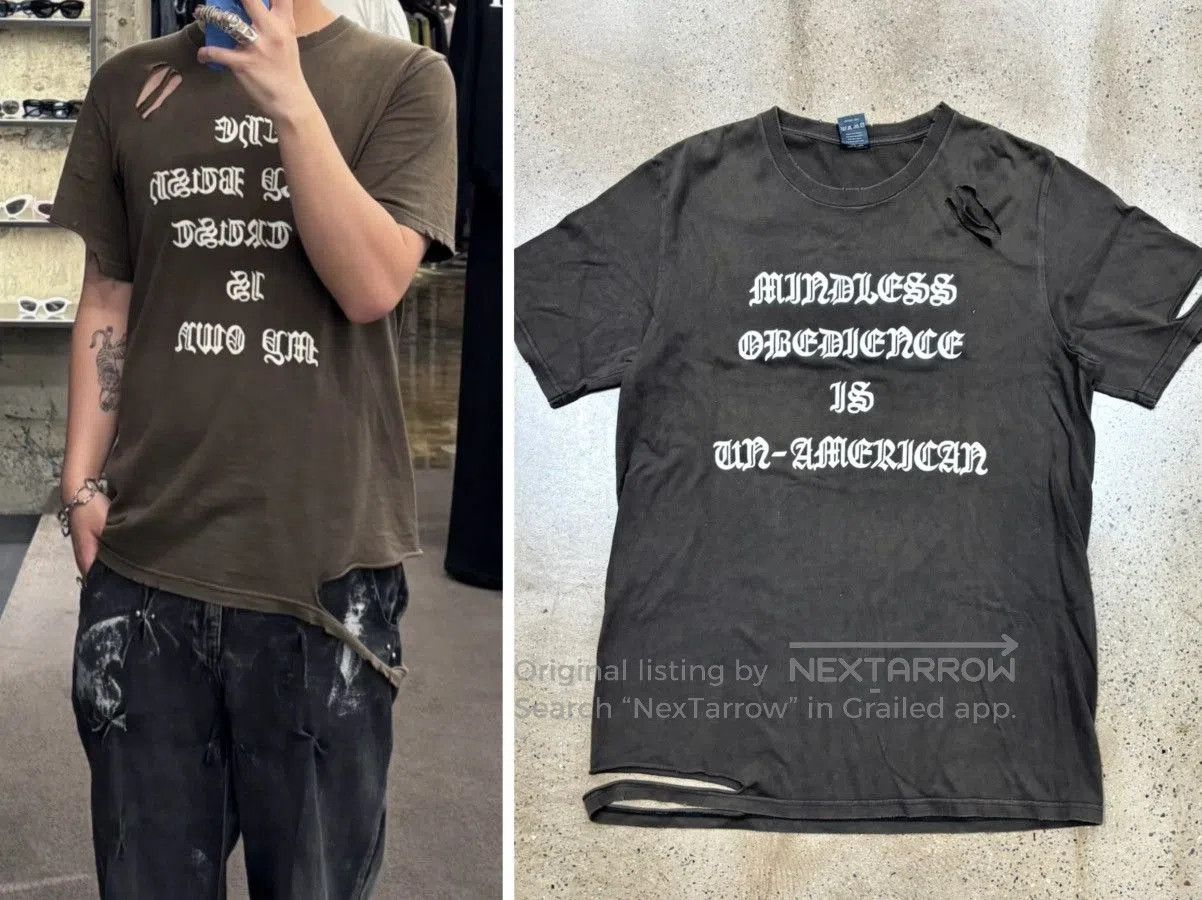 Number (N)ine Number nine Stupid shirt 2009 collection | Grailed