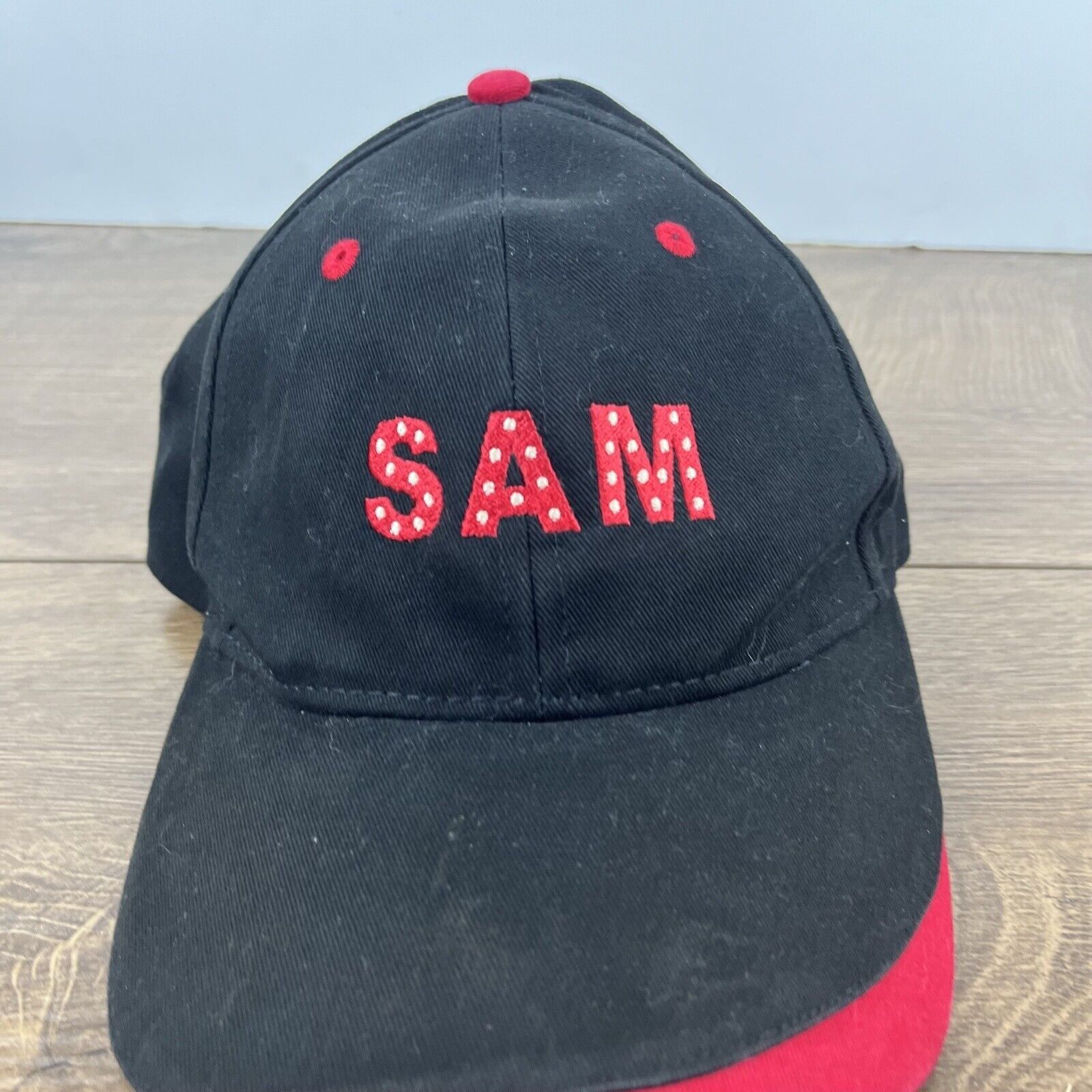 Other Sam Hat SAM Baseball Hat Black Hat Adjustable Black Adult Si Size ONE SIZE - 6 Thumbnail