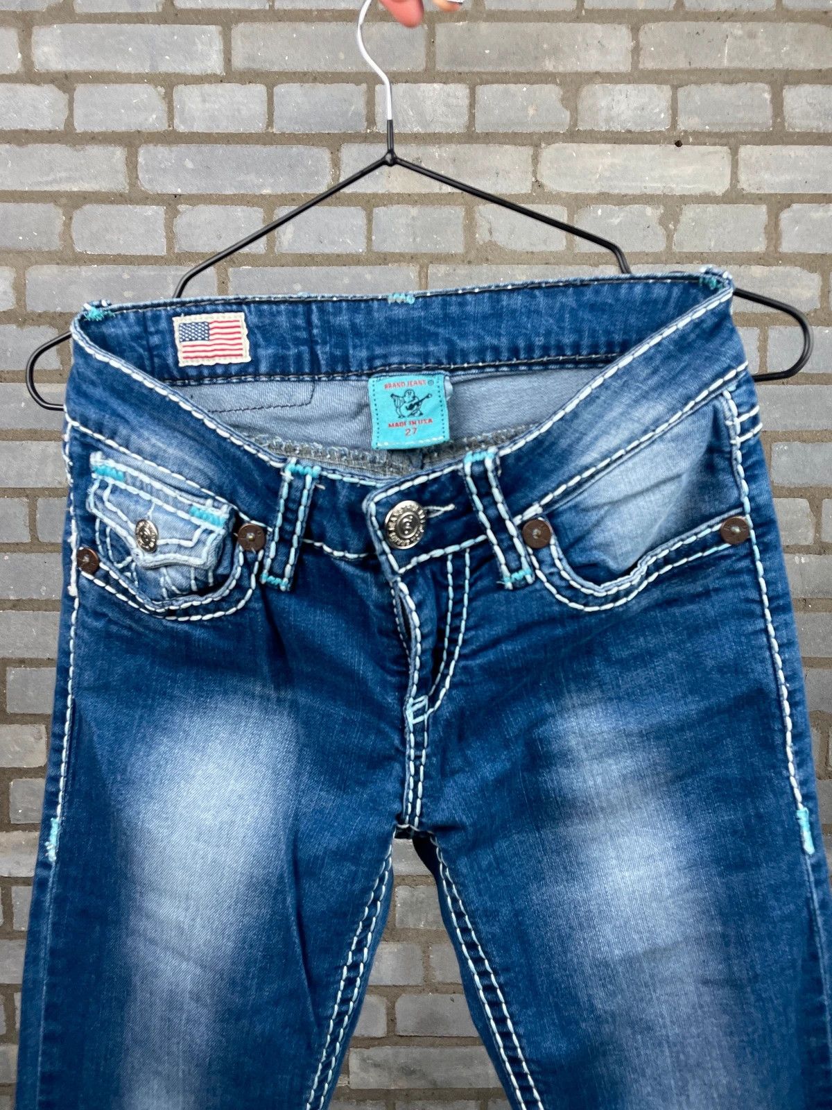 True Religion True Religion female Y2K affliction style jeans Size 27" / US 4 / IT 40 - 4 Thumbnail