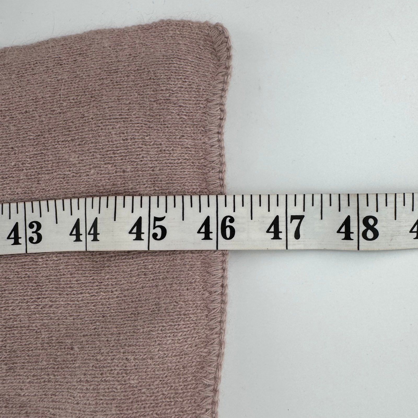 Other Aris Vintage Angora Lambswool Rectangle Scarf In Dusty Rose Size ONE SIZE - 3 Thumbnail