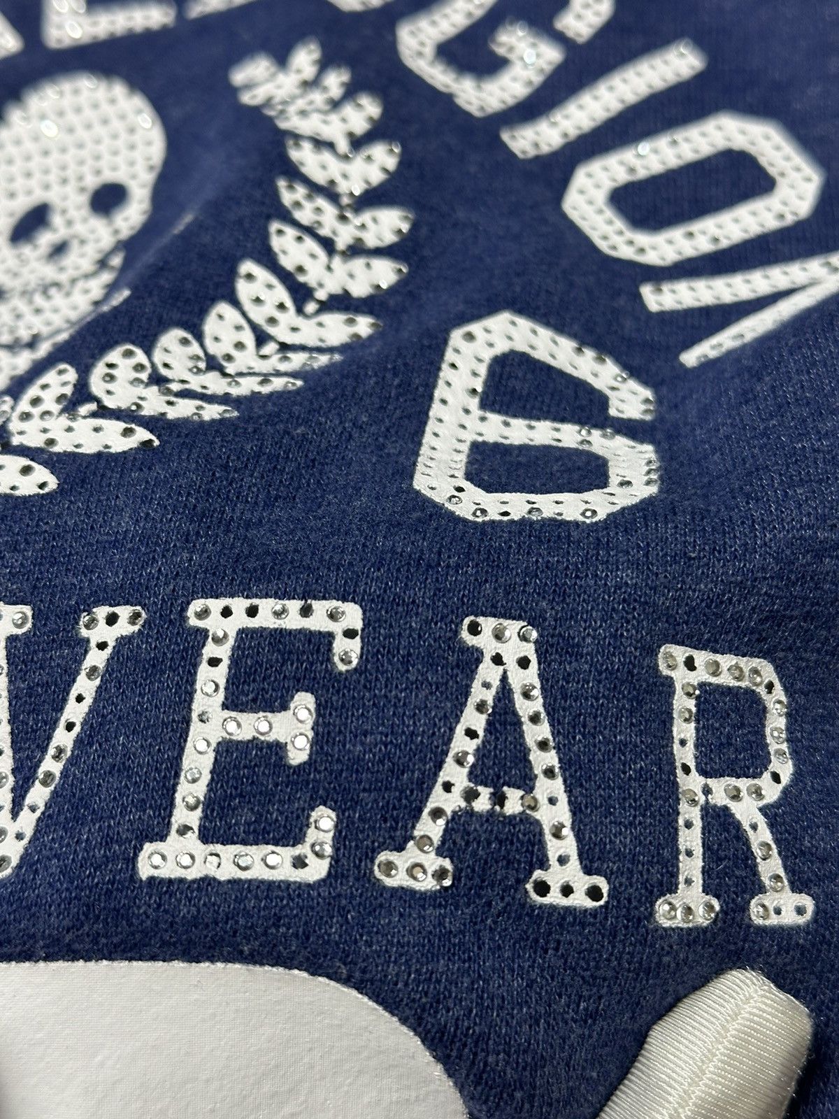 True Religion True Religion Big Logo Rhinestones Zip Hoodie Size L / US 10 / IT 46 - 14 Thumbnail