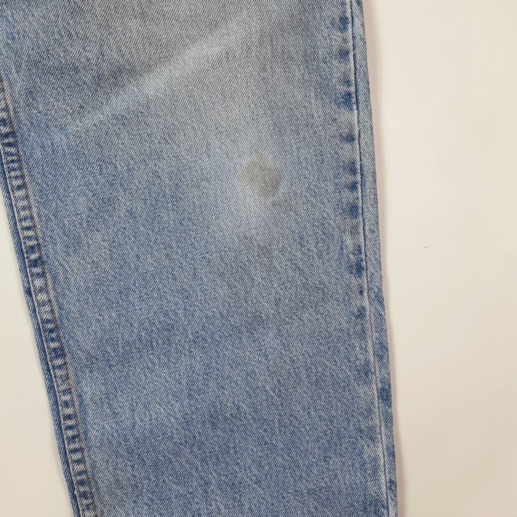 Carhartt VINTAGE Carhartt Jeans Denim Blue Distressed 36x33 36" Waist 33" Inseam Men Workwear Retro Grunge Hidden Pockets Size US 36 / EU 52 - 4 Thumbnail