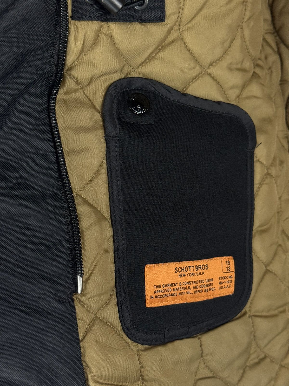 Schott Schott NYC 🇺🇸 Field Multipocket Army Jacket Black Size US M / EU 48-50 / 2 - 11 Thumbnail