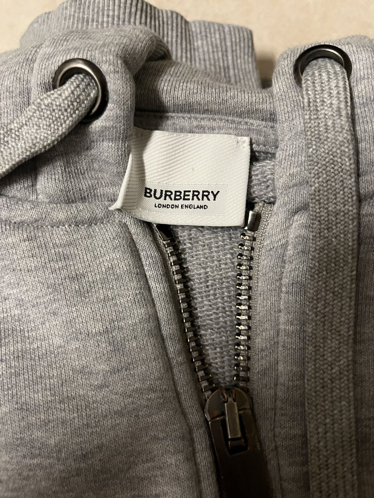 Burberry “TB” Burberry Grey Zip-Up Size US S / EU 44-46 / 1 - 3 Thumbnail