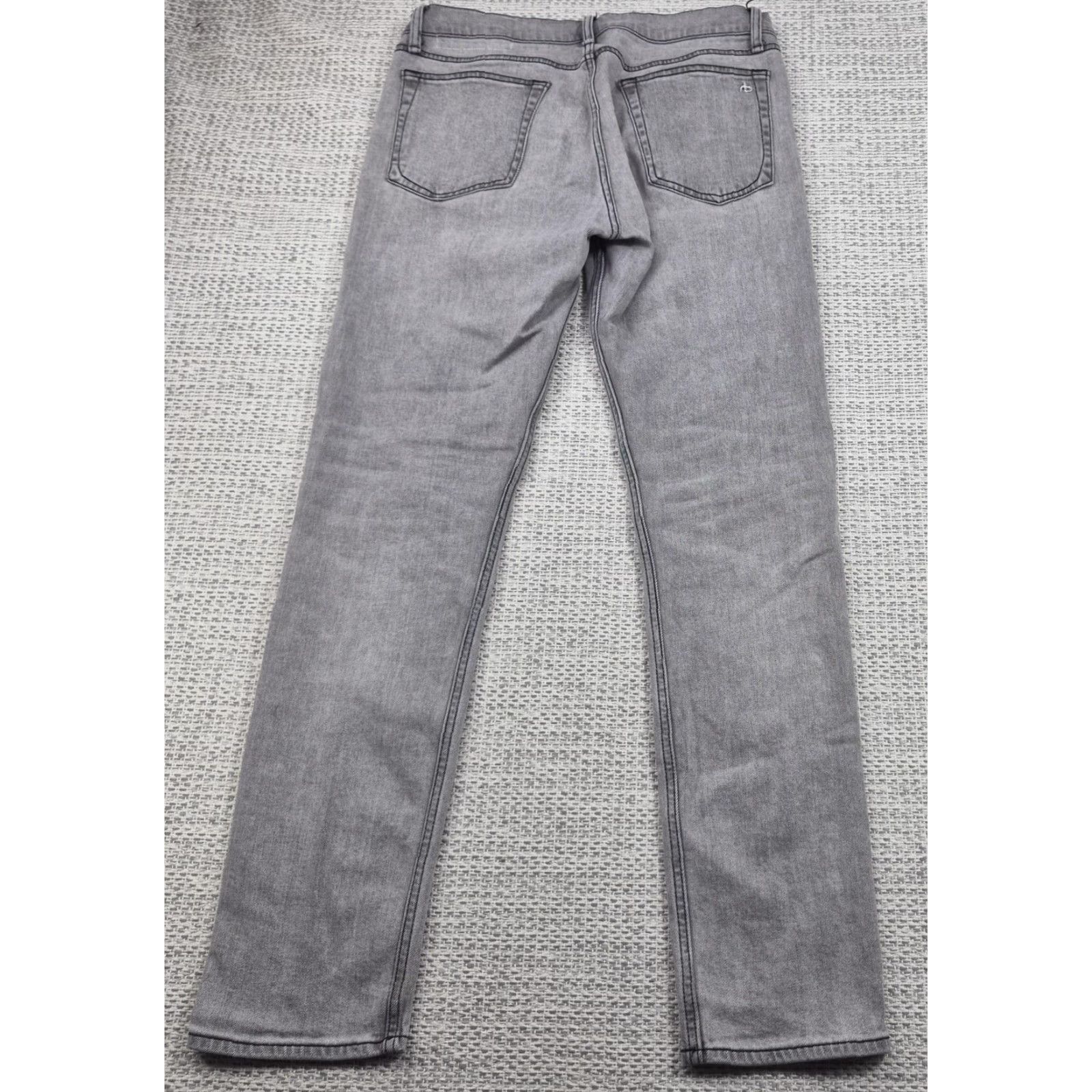 Rag & Bone rag & bone Fit 2 Jeans Mens 31x32 Gray Slim Straight Medium Wash Denim Pants Size US 31 - 2 Thumbnail