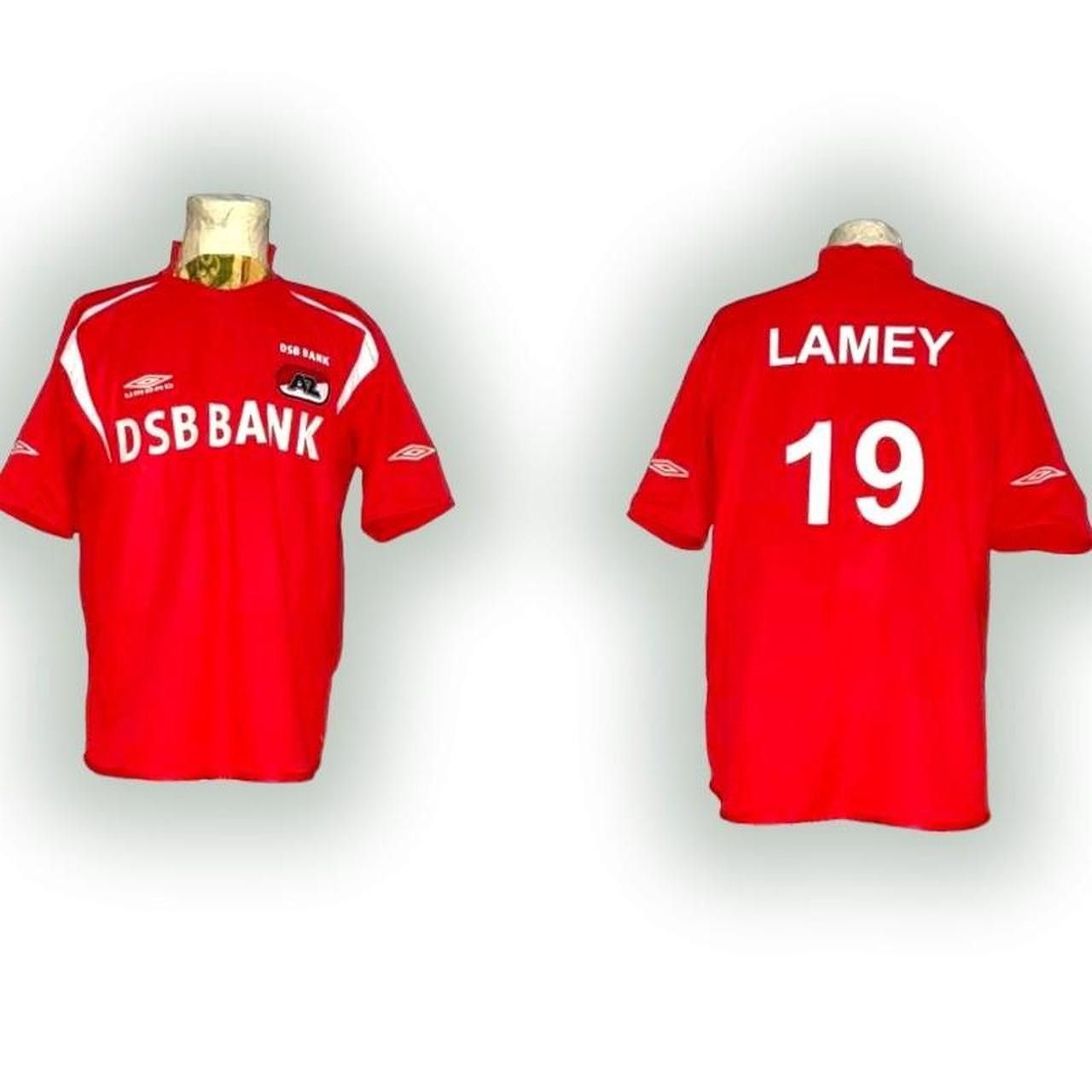 Umbro AZ Alkmaar 2002 2003 Home Shirt Jersey Size US L / EU 52-54 / 3 - 4 Thumbnail