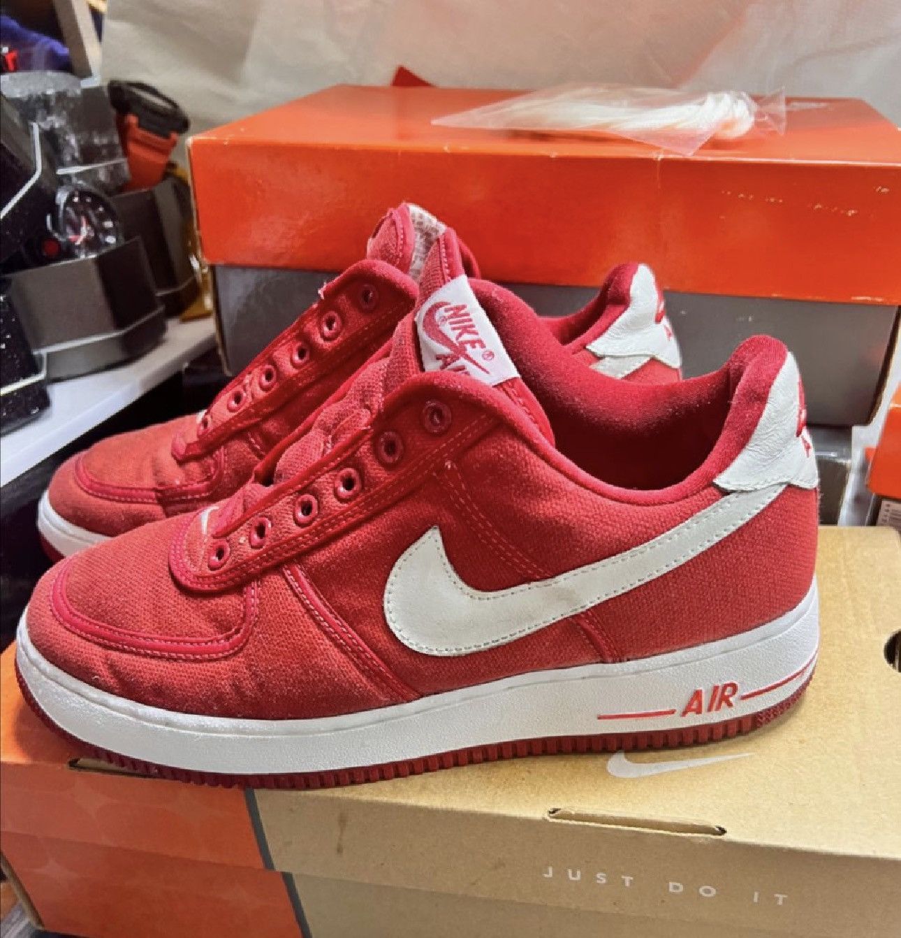 Nike 2001 Nike Air Force 1 canvas Size US 9.5 / EU 42-43 - 4 Thumbnail