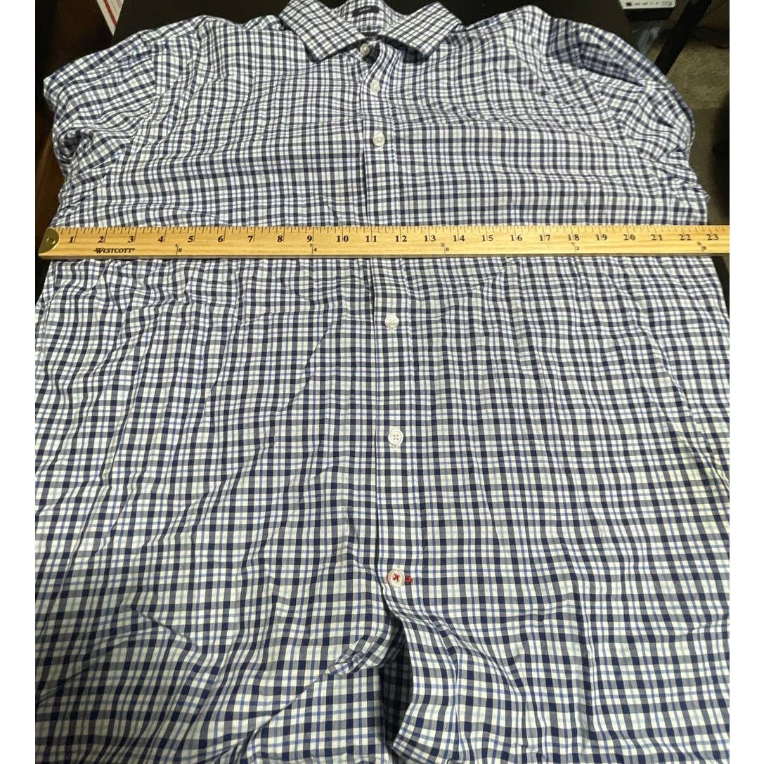 Tommy Hilfiger Tommy Hilfiger Blue and White Checkered Button Up Size XL Size US S / EU 44-46 / 1 - 5 Thumbnail