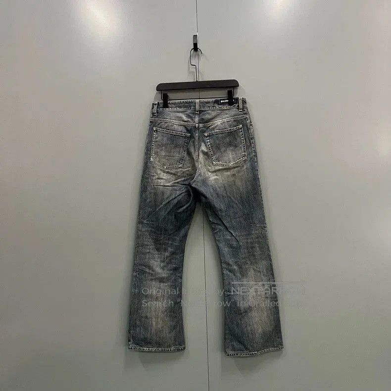 Balenciaga Balenciaga Vintage Blue Distressed Jeans. Size US 34 / EU 50 - 2 Thumbnail