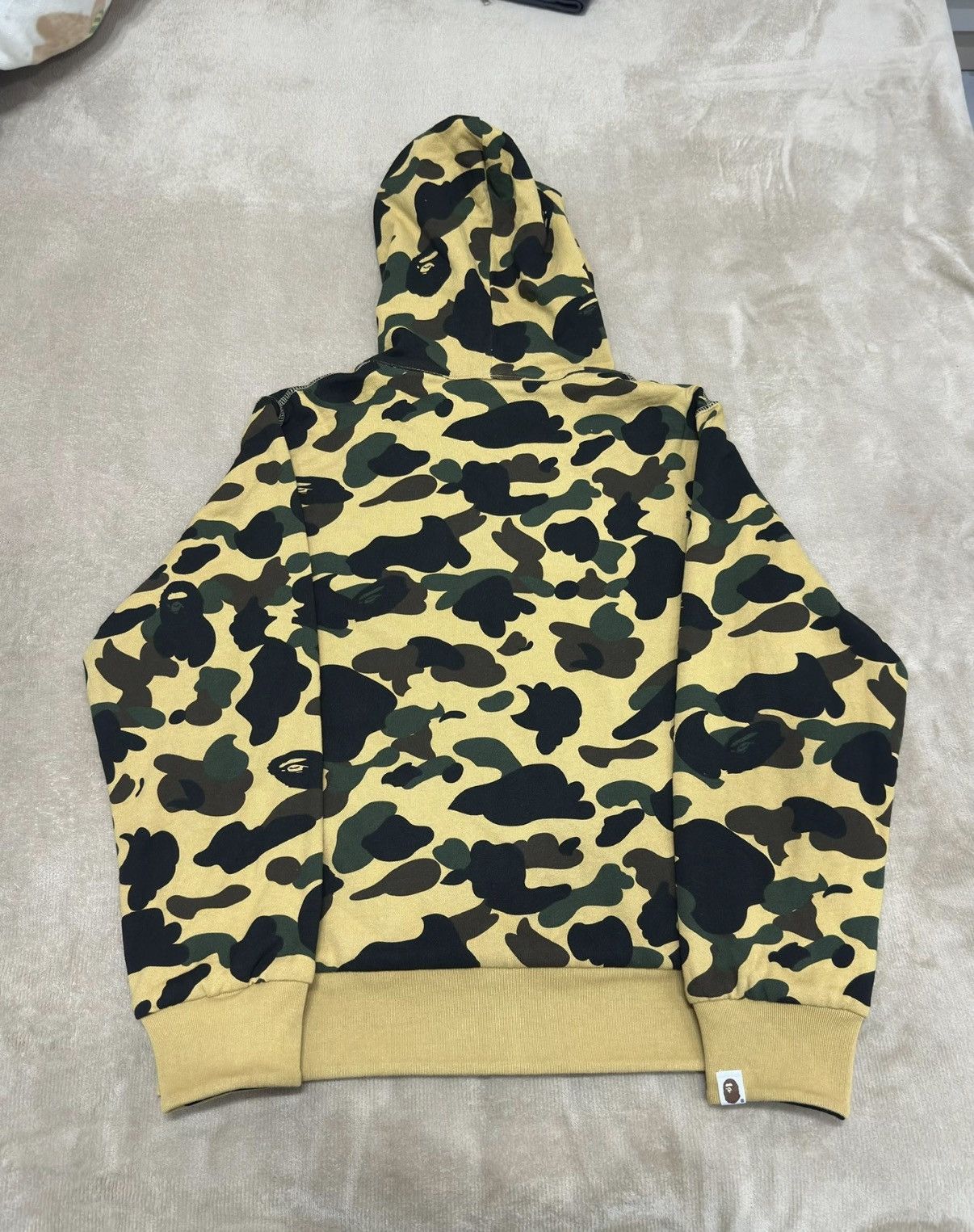 Bape BAPE Reversible Yellow Black Camo Shark Jacket K5 Size US L / EU 52-54 / 3 - 2 Thumbnail