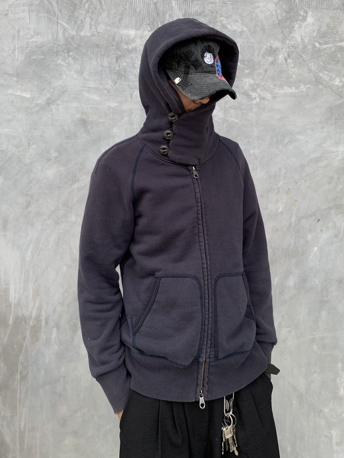 Johnbull Vintage Johnbull Surf Hoodie Zip Up like Kapital Surf Size US S / EU 44-46 / 1 - 2 Thumbnail