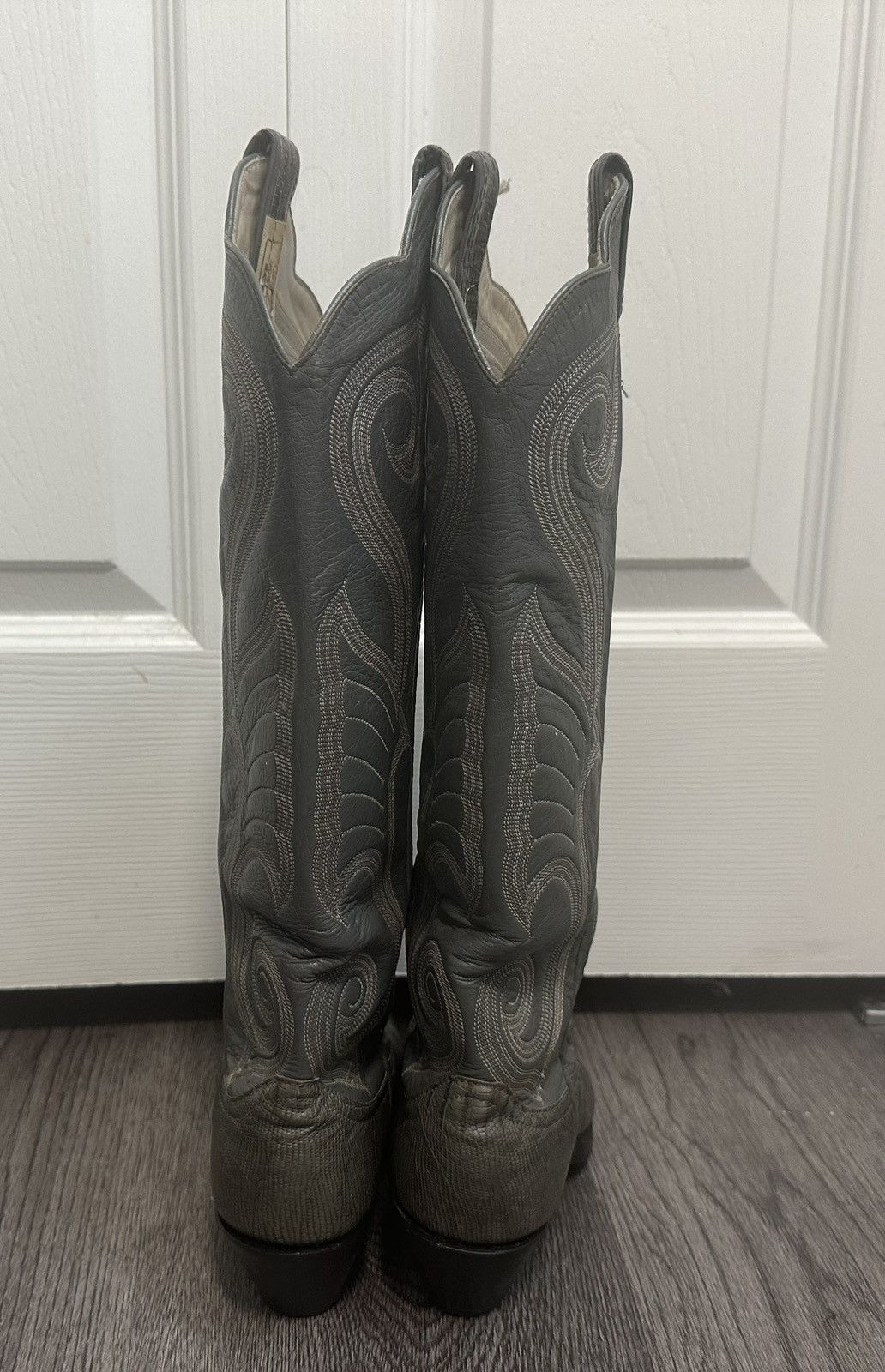 Larry Mahan Vintage Exotic Leather Larry Mahans Size US 7.5 / IT 37.5 - 3 Thumbnail