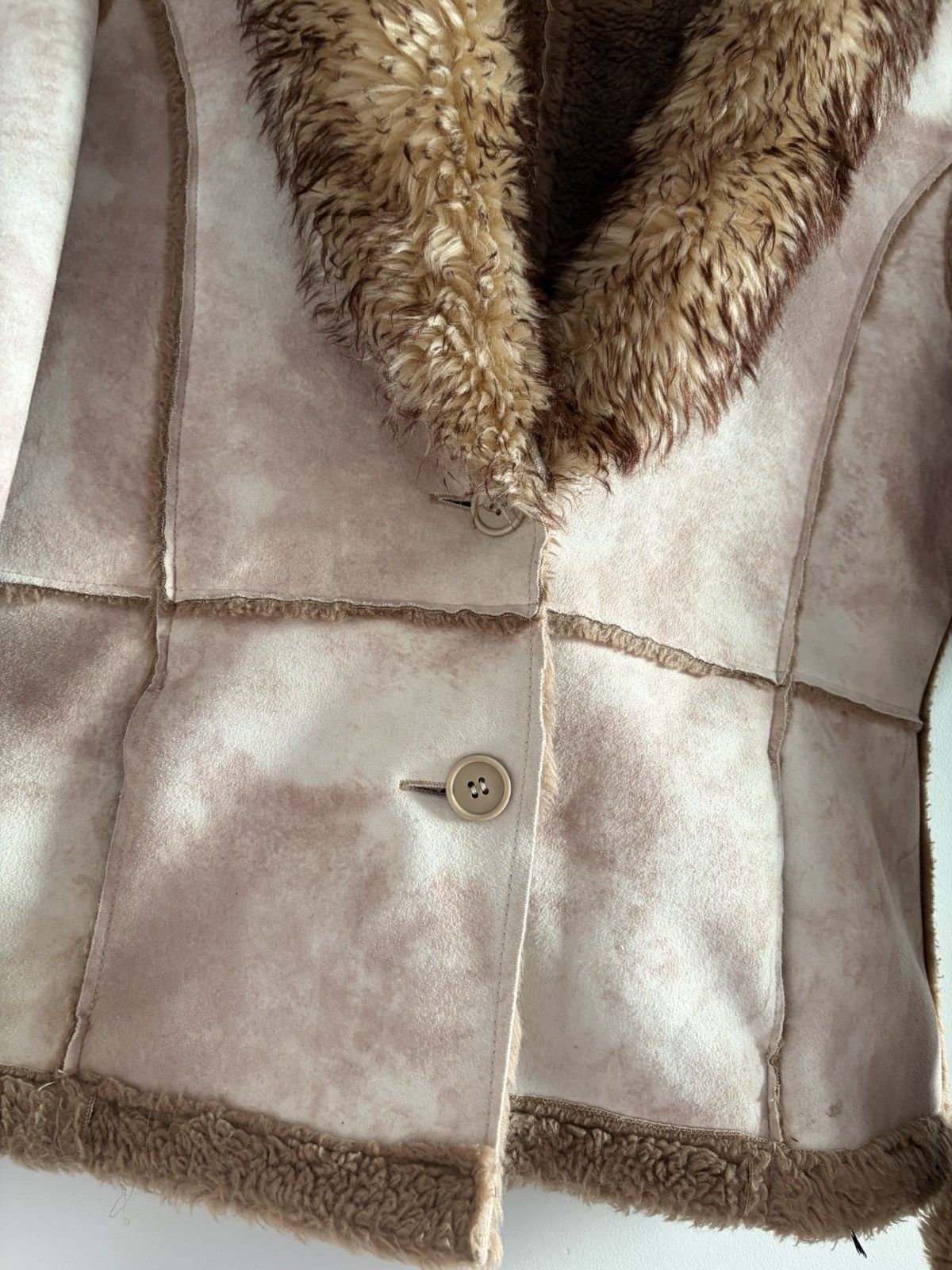 Vintage Vintage 70’s Penny Lane Faux Fur Trim Jacket Fur Trim Jacket Size S / US 4 / IT 40 - 6 Thumbnail