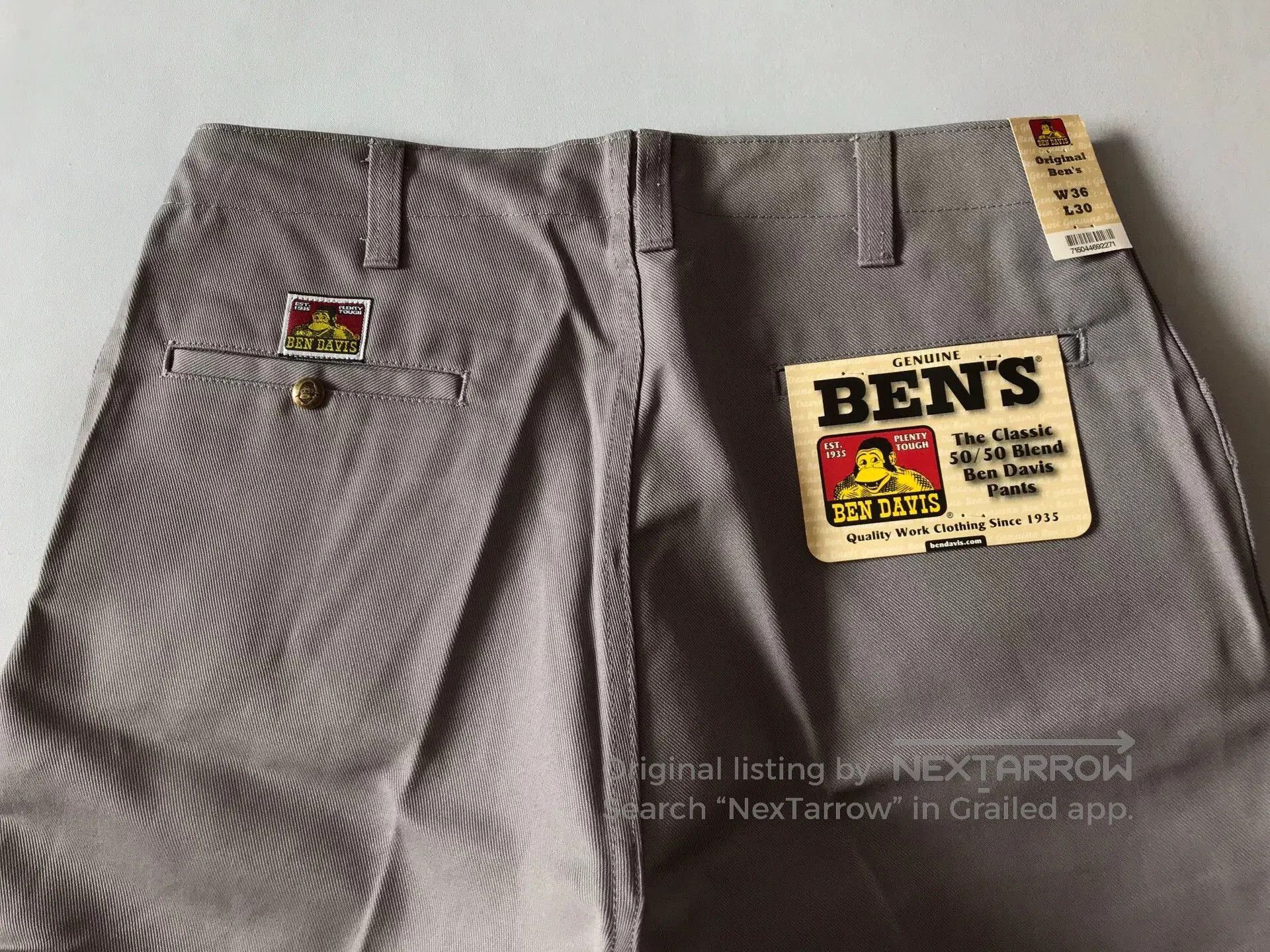 Ben Davis Ben Davis Gray Chino Work Pants W36L30. Size US 36 / EU 52 - 5 Thumbnail