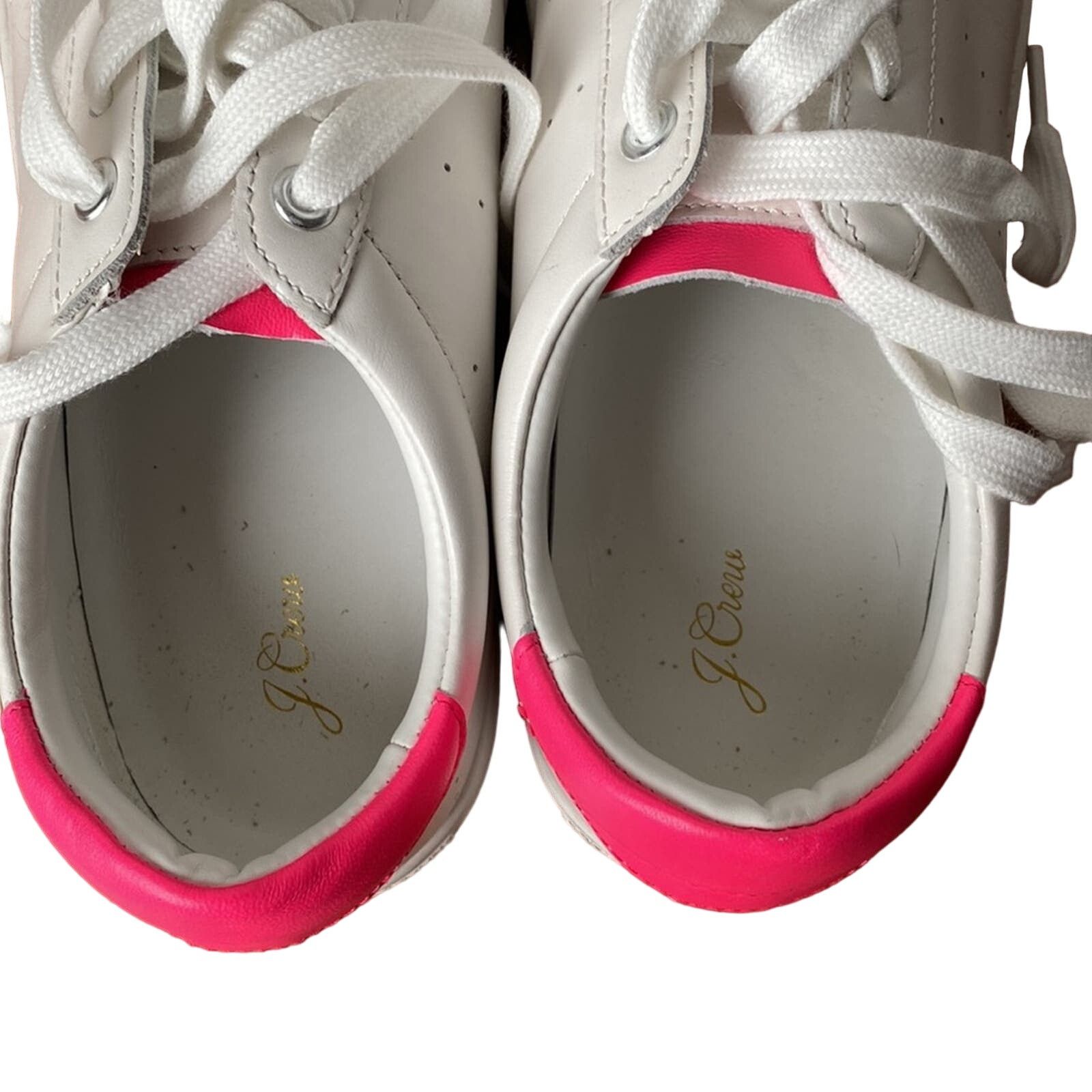 J.Crew J.CREW Saturday sneakers in leather with fuchsia detail Size US 9.5 / IT 39.5 - 5 Thumbnail