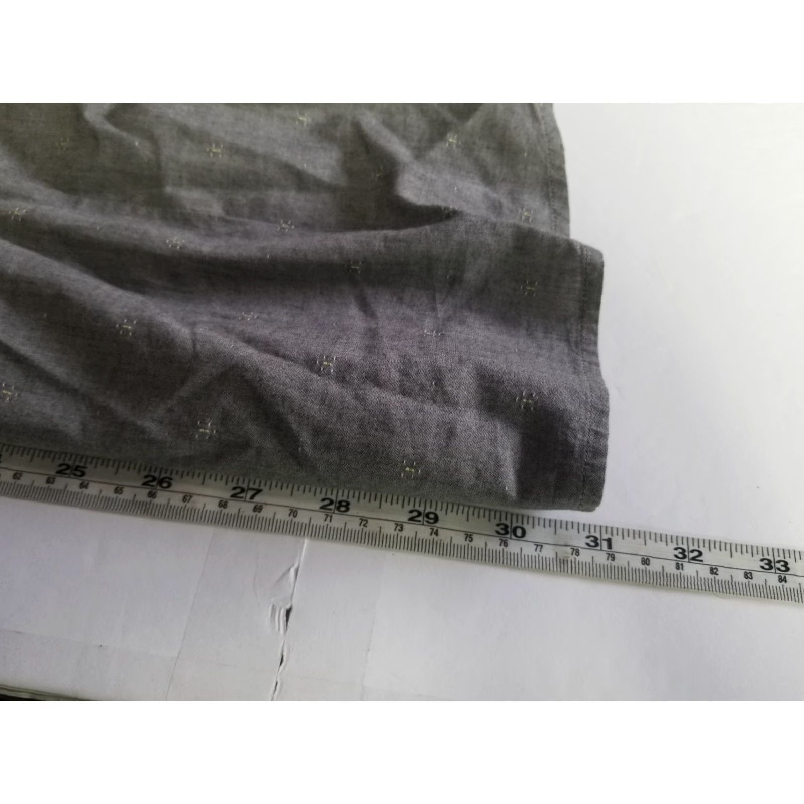 John Varvatos John Varvatos Shirt Mens Large Button-Up Gray Dress Casual Long Sleeve Old? Size US L / EU 52-54 / 3 - 6 Thumbnail
