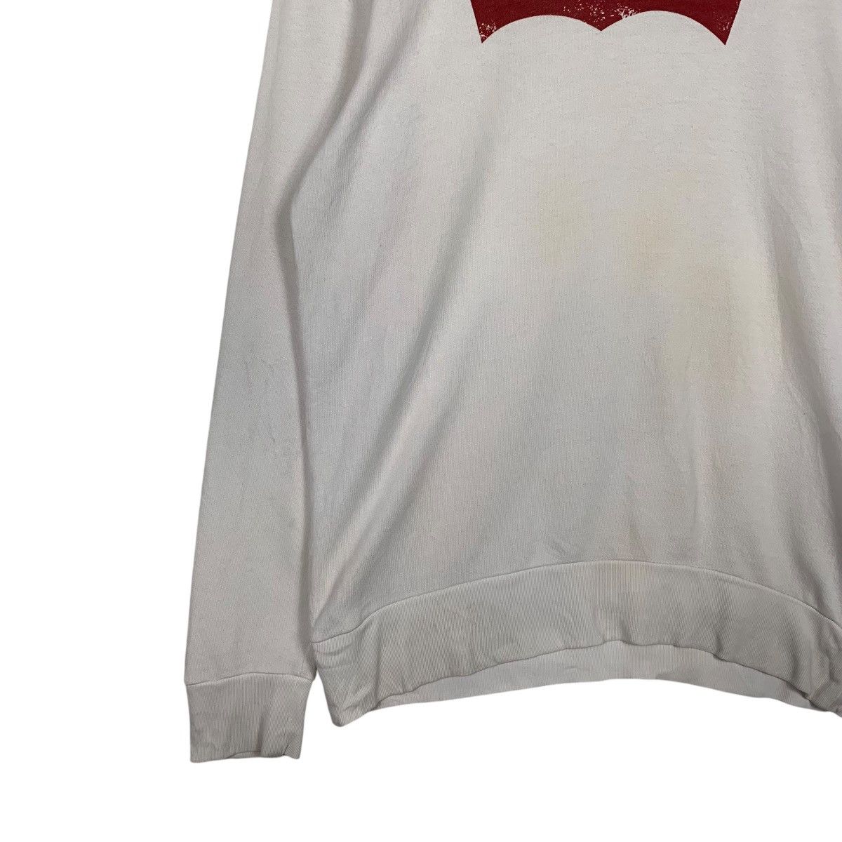 Levi's Levis White Big Logo Sweatshirt Size US M / EU 48-50 / 2 - 3 Thumbnail