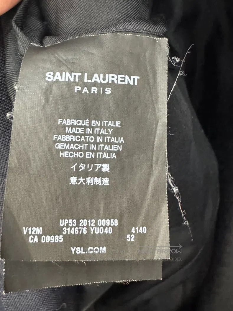 Saint Laurent Paris Saint Laurent Paris Black Jacket Size US M / EU 48-50 / 2 - 4 Thumbnail
