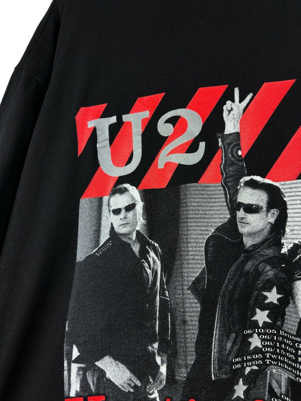 Band Tees × Vintage Vintage 2005 U2 Vertigo Tour T-Shirt Rock Band Double Sided Size US XL / EU 56 / 4 - 7 Thumbnail