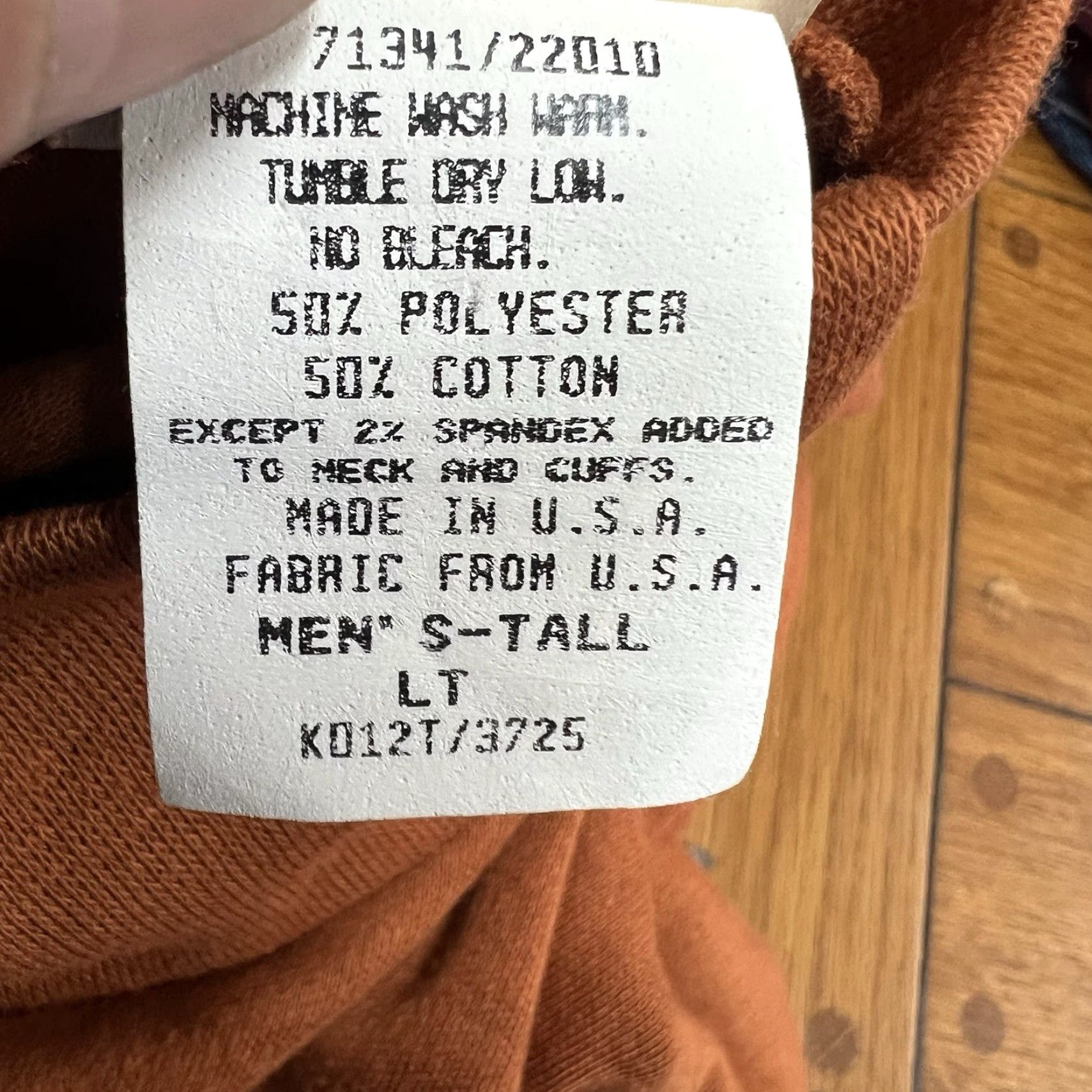 Vintage LL Bean Shirt Mens LT Tall Amber Stretch Soft High Neck Long Sleeve US Made Size US L / EU 52-54 / 3 - 7 Thumbnail