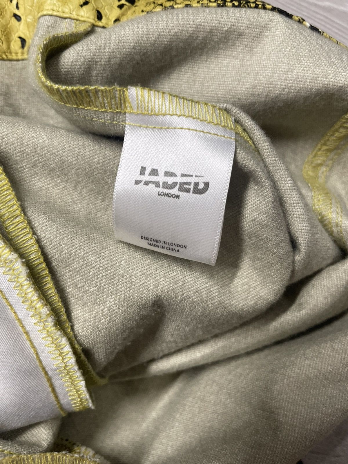 Jaded London vegan leather snake light jacket
