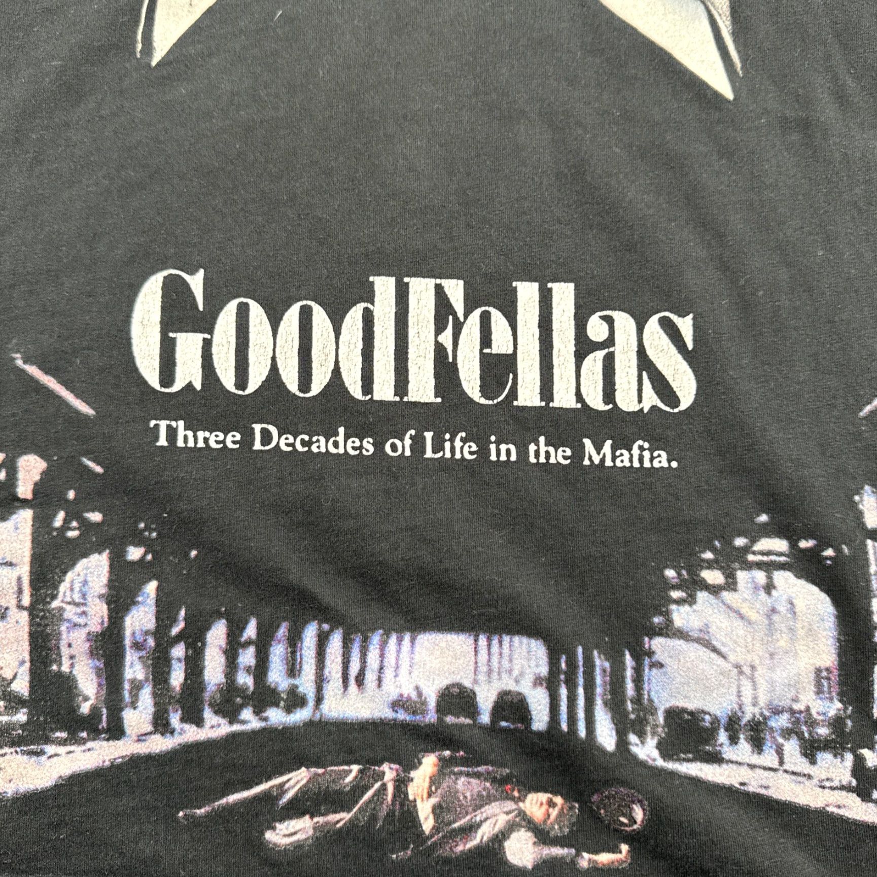 Palace Shoe Palace Goodfellas Mens Size XL T-Shirt Black Movie 90s Vintage Embroidered Logo Crew Neck Short Sleeve Cotton Size US XL / EU 56 / 4 - 2 Thumbnail