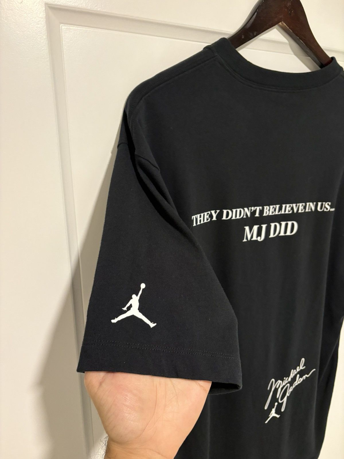 Dj Khaled × Jordan Brand RARE Dj Khaled x Jordan We The Best MJ Did Black T-Shirt Size US M / EU 48-50 / 2 - 3 Thumbnail