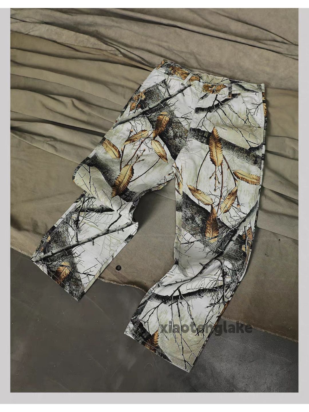 Vintage Unisex real tree camo skate hiphop yuppie carpenter pants Size US 36 / EU 52 - 2 Thumbnail