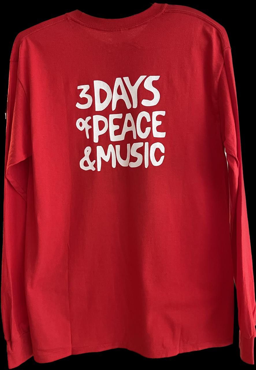 Other Woodstock Red Poster Long Sleeve Tshirt Size US L / EU 52-54 / 3 - 6 Thumbnail