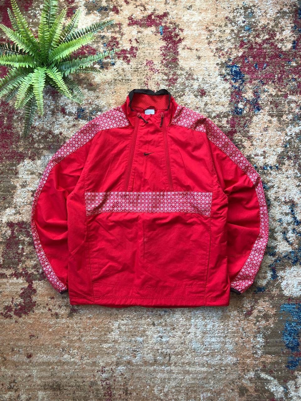 Nike × Vintage 🍒 NIKE RETRO TRACK JACKET ANORAK CENTRAL SWOOSH LOGO Y2K Size US M / EU 48-50 / 2 - 1 Thumbnail