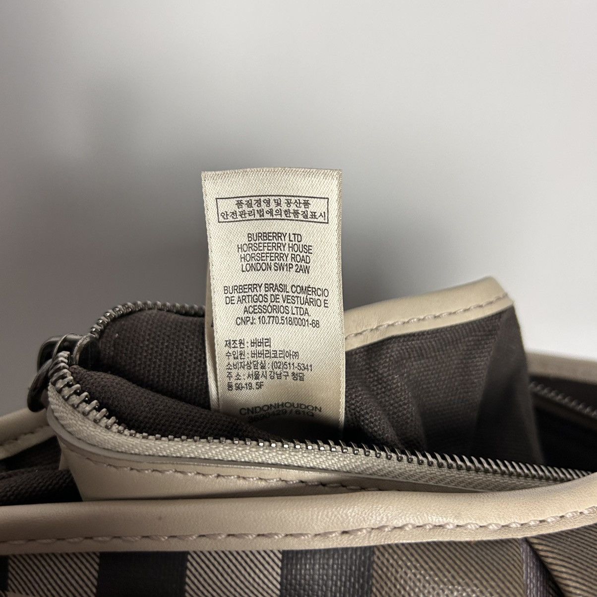 Burberry Burberry beige smoke check leather handbag Size ONE SIZE - 7 Thumbnail