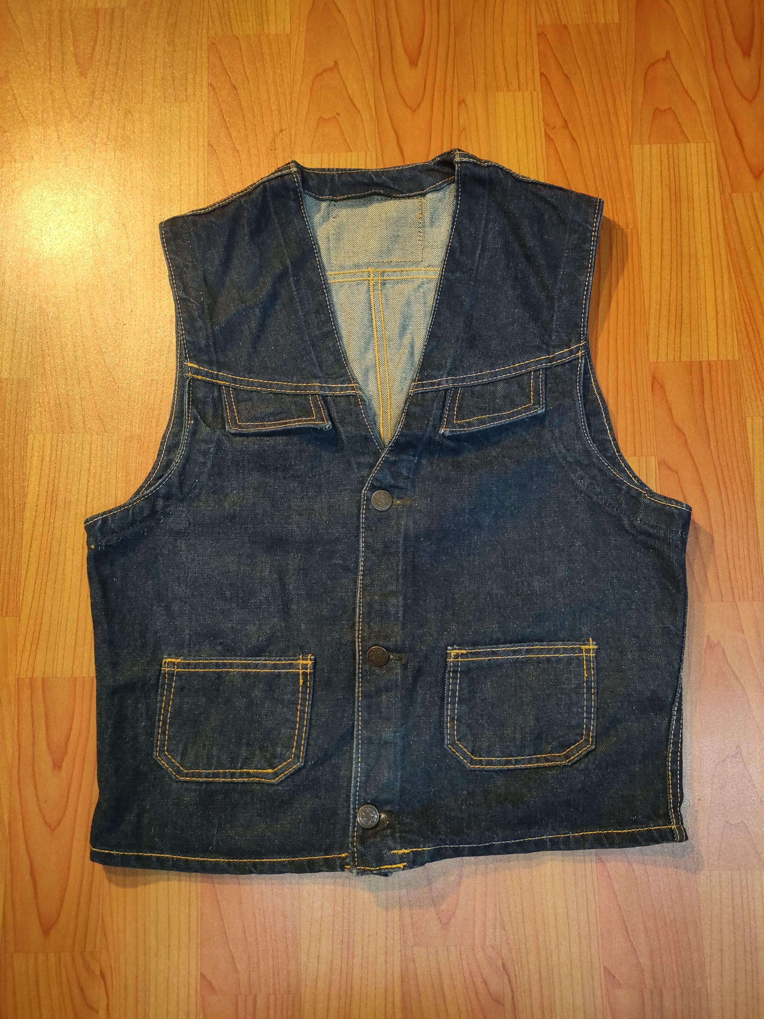 Antik Denim × Vintage Vintage Vest Denim Size US M / EU 48-50 / 2 - 1 Thumbnail