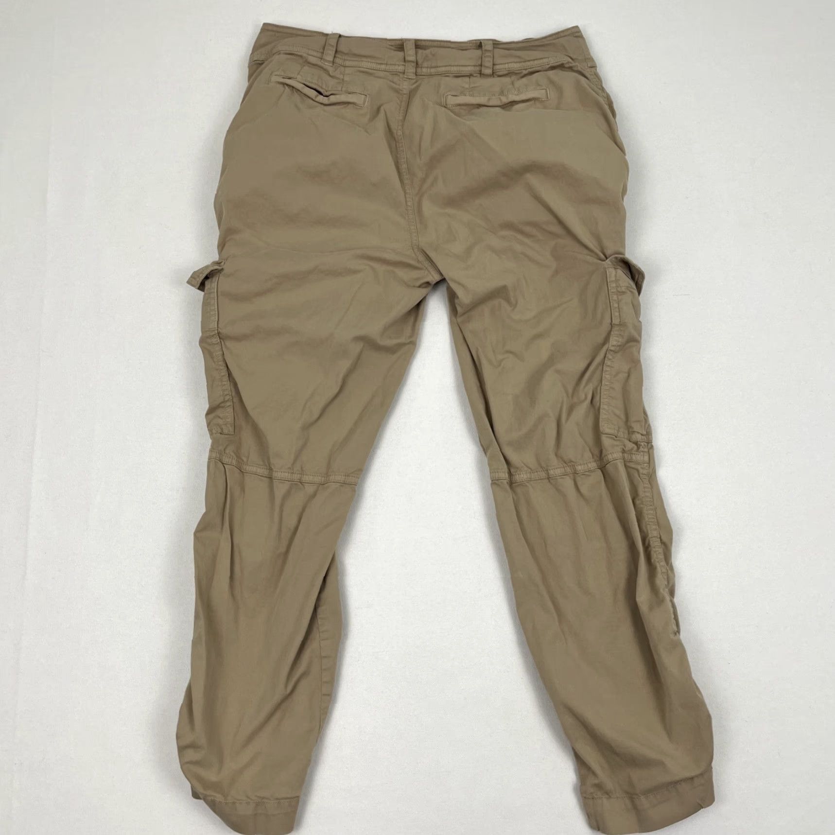 Ralph Lauren Lauren Ralph Lauren Pants Womens Sz 10 W31 L26 Micro Sanded Twill Cargo Brown Size 32" / US 10 / IT 46 - 6 Thumbnail