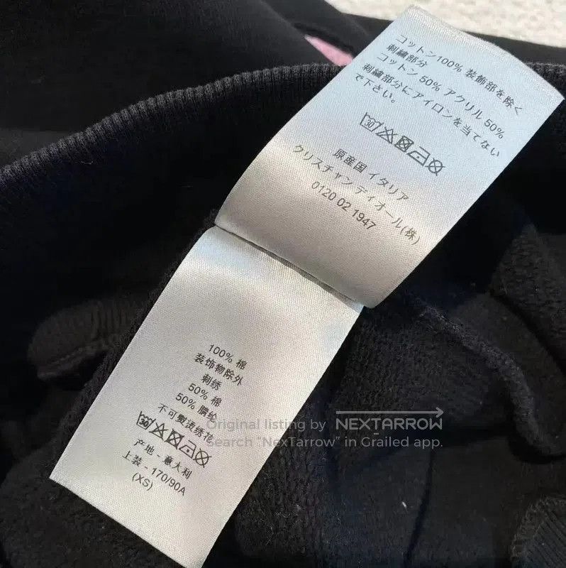 Dior Dior Women's Black Cotton Sweatshirt . Size XS / US 0-2 / IT 36-38 - 6 Thumbnail