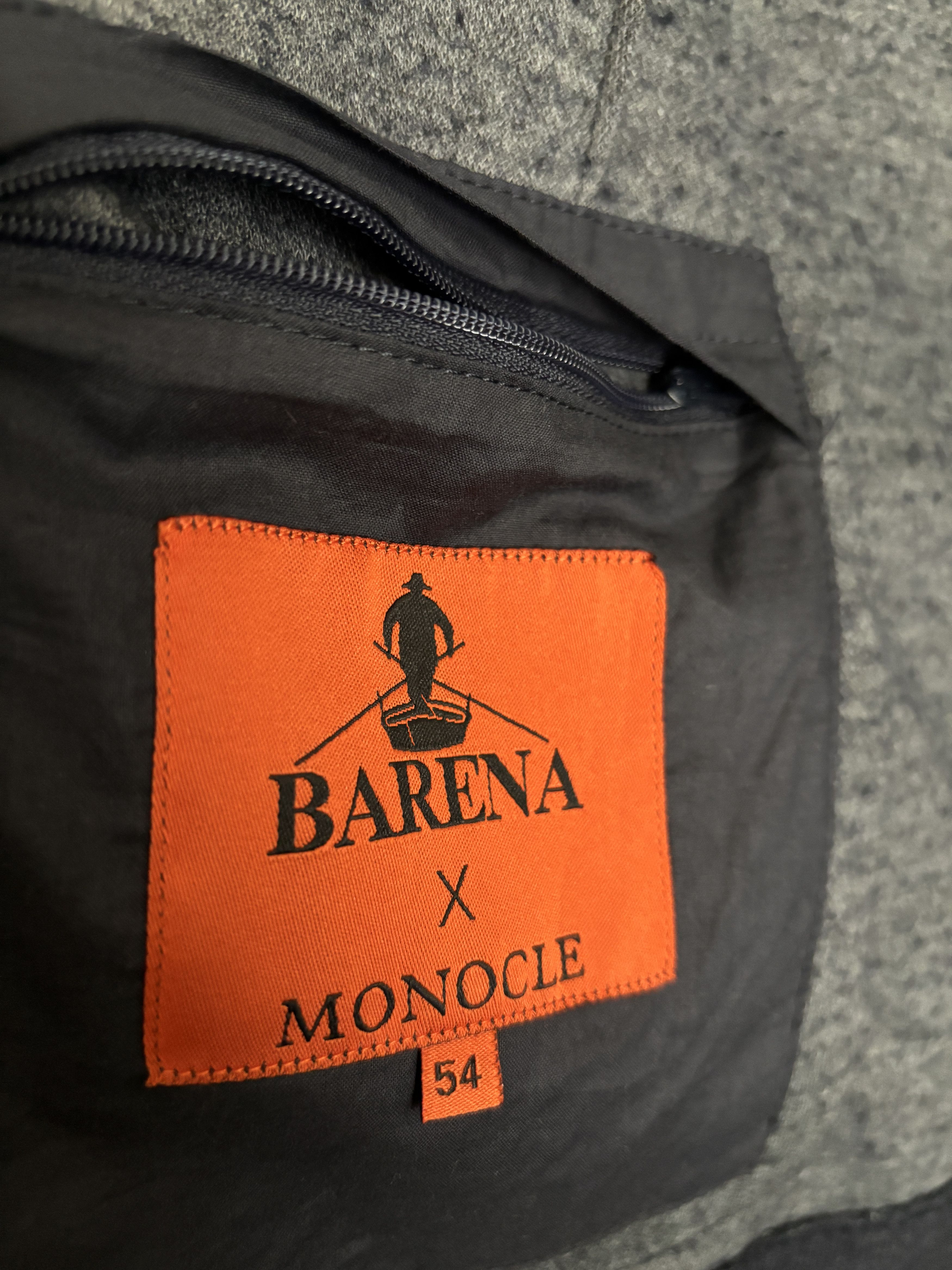 Barena Monocle 3 roll 2 Unstructured Navy Wool Cashmere Sport Coat Size 44R - 16 Thumbnail