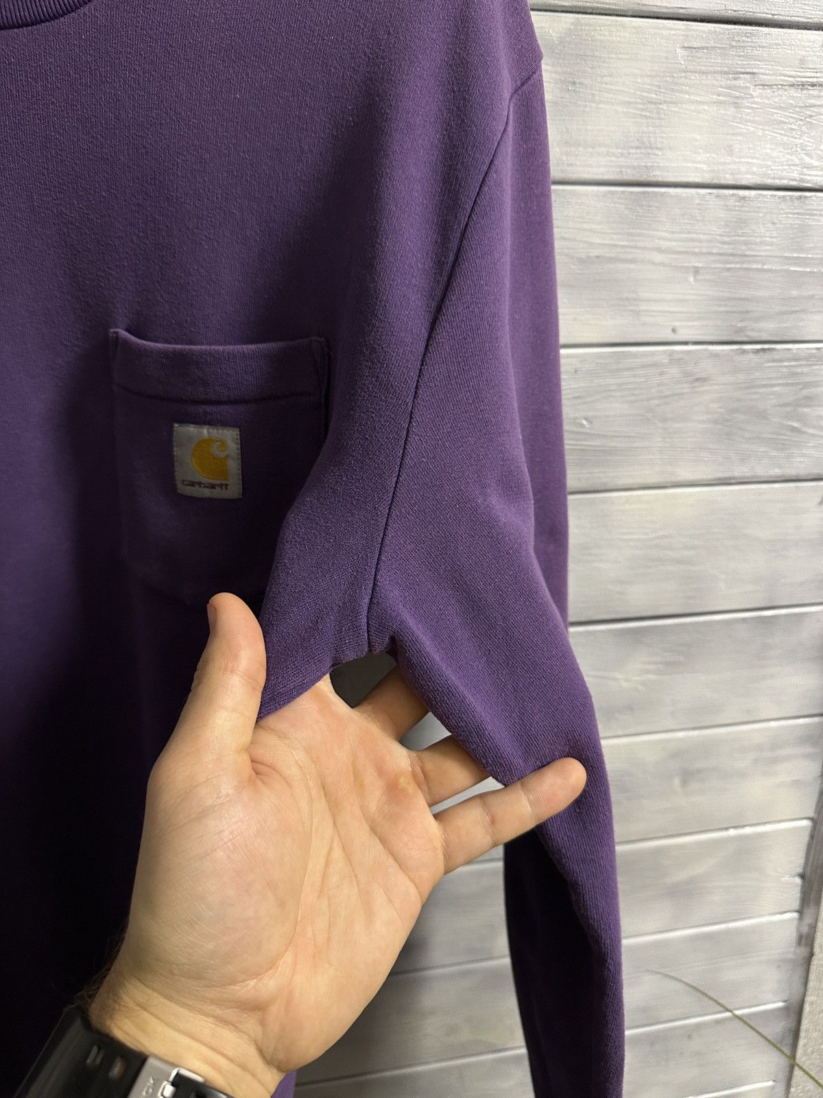 Carhartt Rare Vintage Sweatshirt Carhartt Pocket Patch Program Size US M / EU 48-50 / 2 - 5 Thumbnail