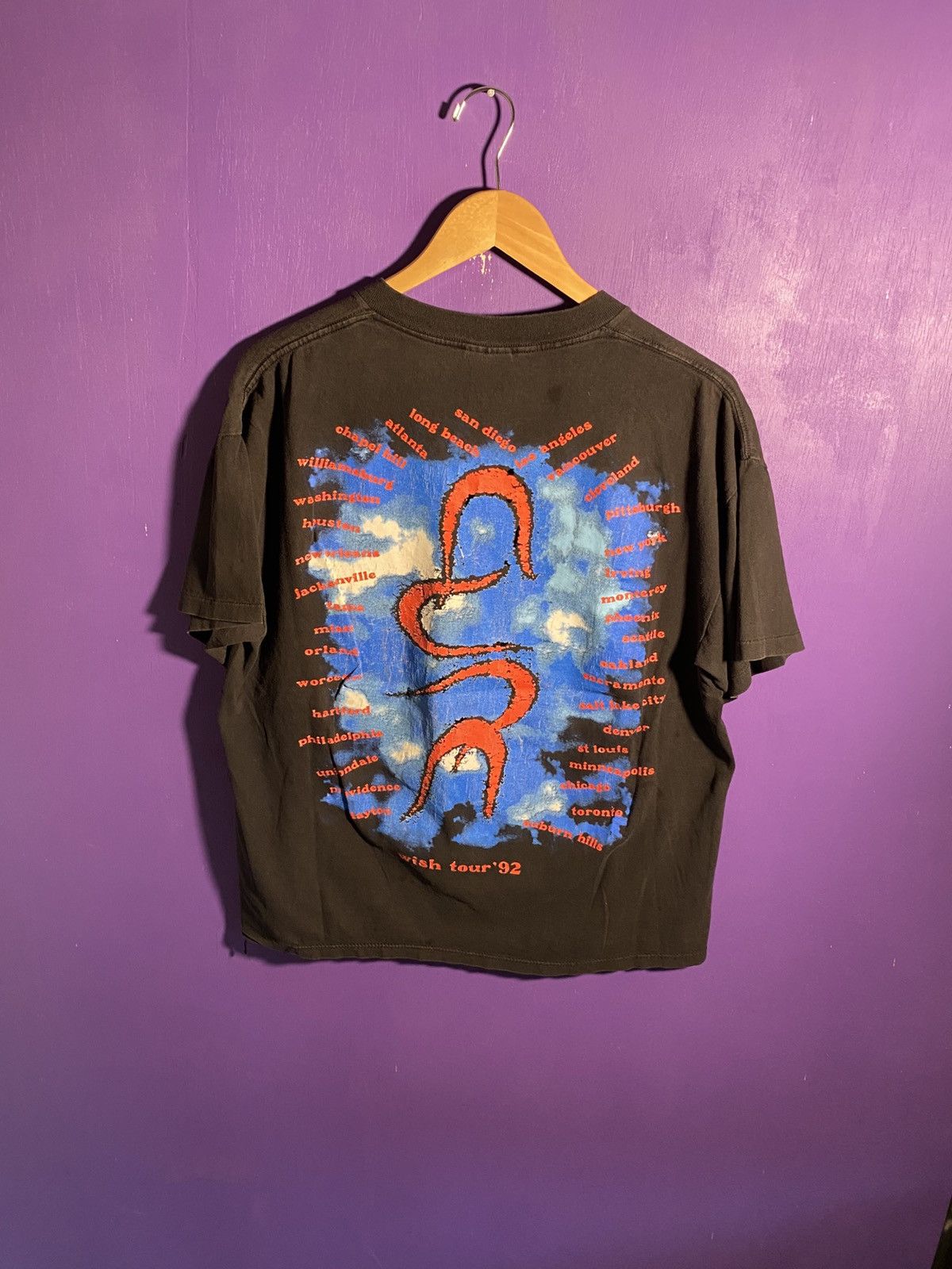 Band Tees Vintage 1992 The Cure wish tour t-shirt Size US XL / EU 56 / 4 - 2 Thumbnail