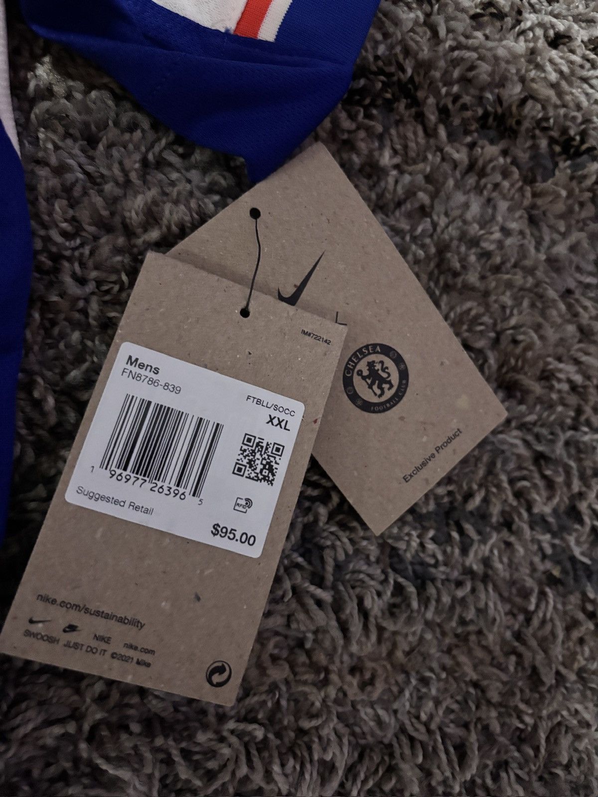 Nike Nike Chelsea F.C. 2024/25 Stadium Away Jersey Size US XXL / EU 58 / 5 - 5 Thumbnail