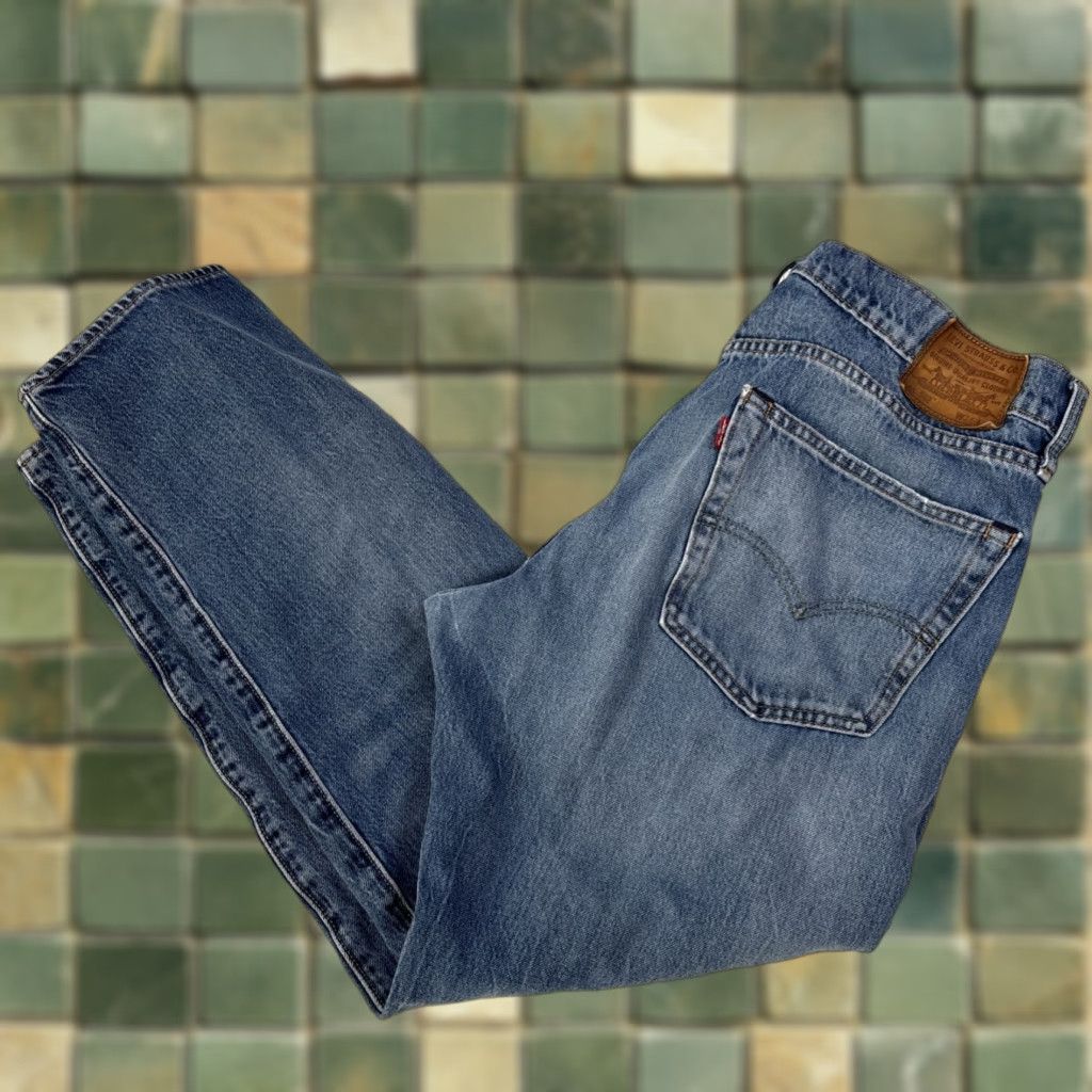 Levi's Levi's Jeans Men 36 Regular Denim 502 Blue Cotton Inseam 32 Tapered Logo Pockets Vintage No Zoom Size US 36 / EU 52 - 1 Thumbnail