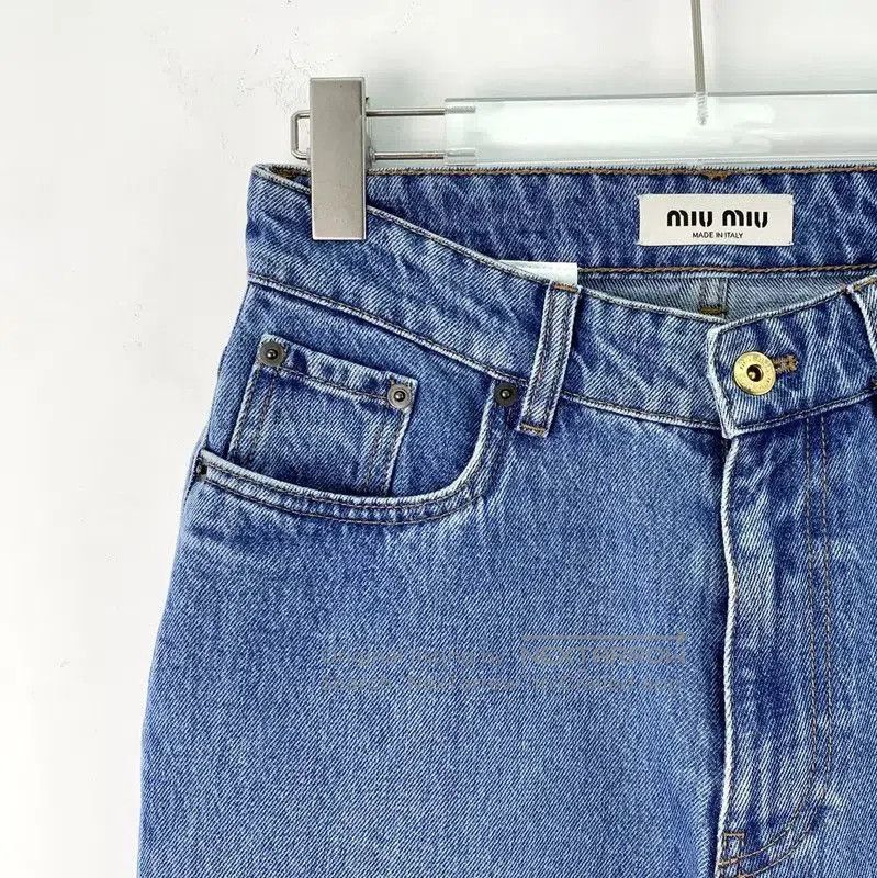 Miu Miu Miu Miu Blue Cotton Women's Denim Pants . Size 28" / US 6 / IT 42 - 2 Thumbnail