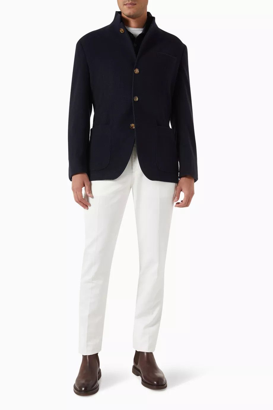 Brunello Cucinelli o1y0526 Single-breasted Blazer in Black Size US S / EU 44-46 / 1 - 2 Thumbnail