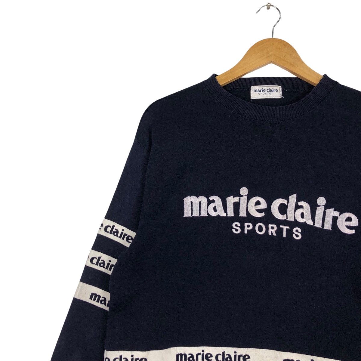 Japanese Brand × Vintage Vintage Marie Claire Sweatshirt Full Print Rare 90s Size US M / EU 48-50 / 2 - 6 Thumbnail