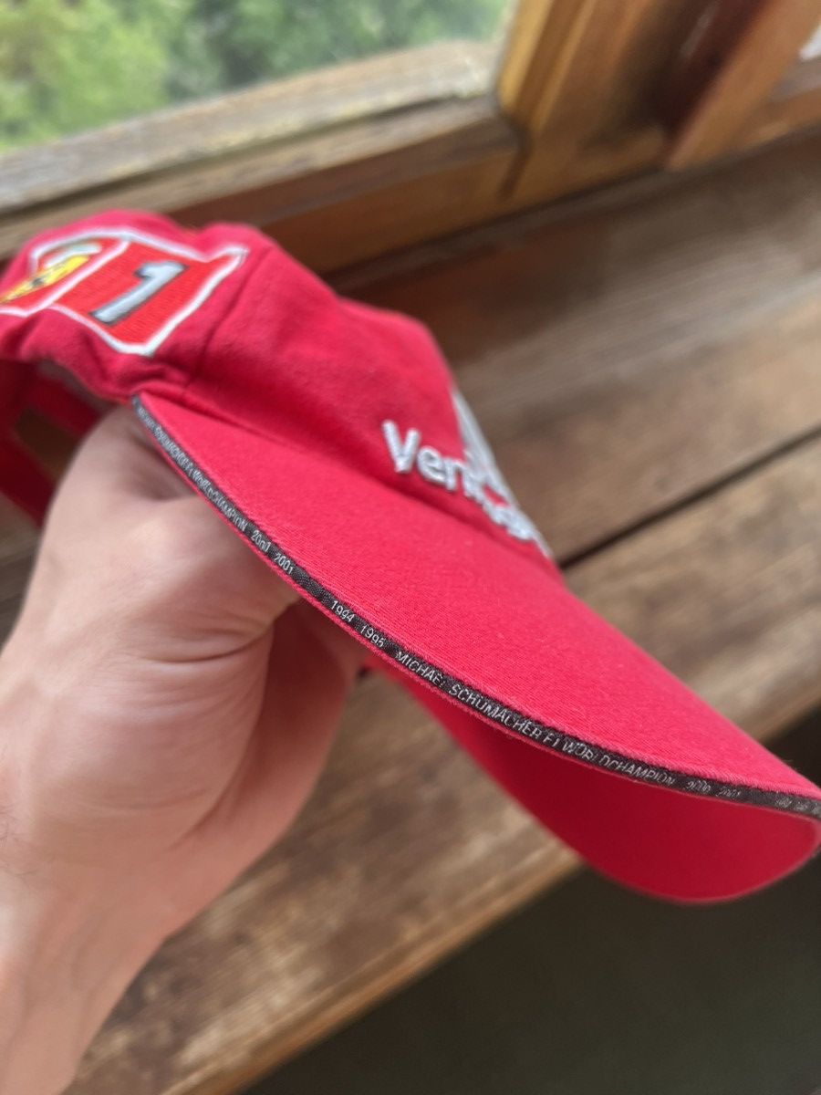 Vintage Vintage F-1 Ferrari Schumacher Racing Trapper Hat Y2K Size ONE SIZE - 15 Thumbnail