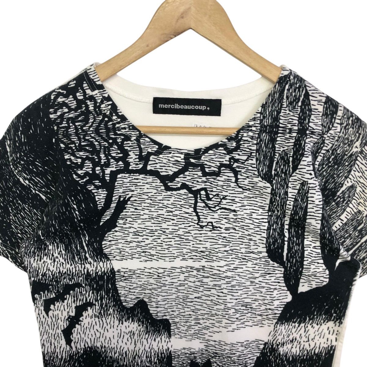 Anime × mercibeaucoup *MERCIBEAUCOUP X MOOMIN CHARACTER Overprint women tee Size S / US 4 / IT 40 - 3 Thumbnail