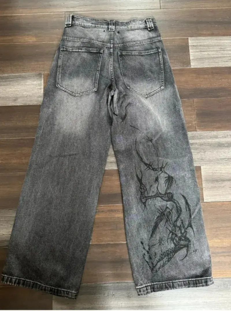 Designer × Japanese Brand Vintage Print Jeans Size US 32 / EU 48 - 2 Thumbnail