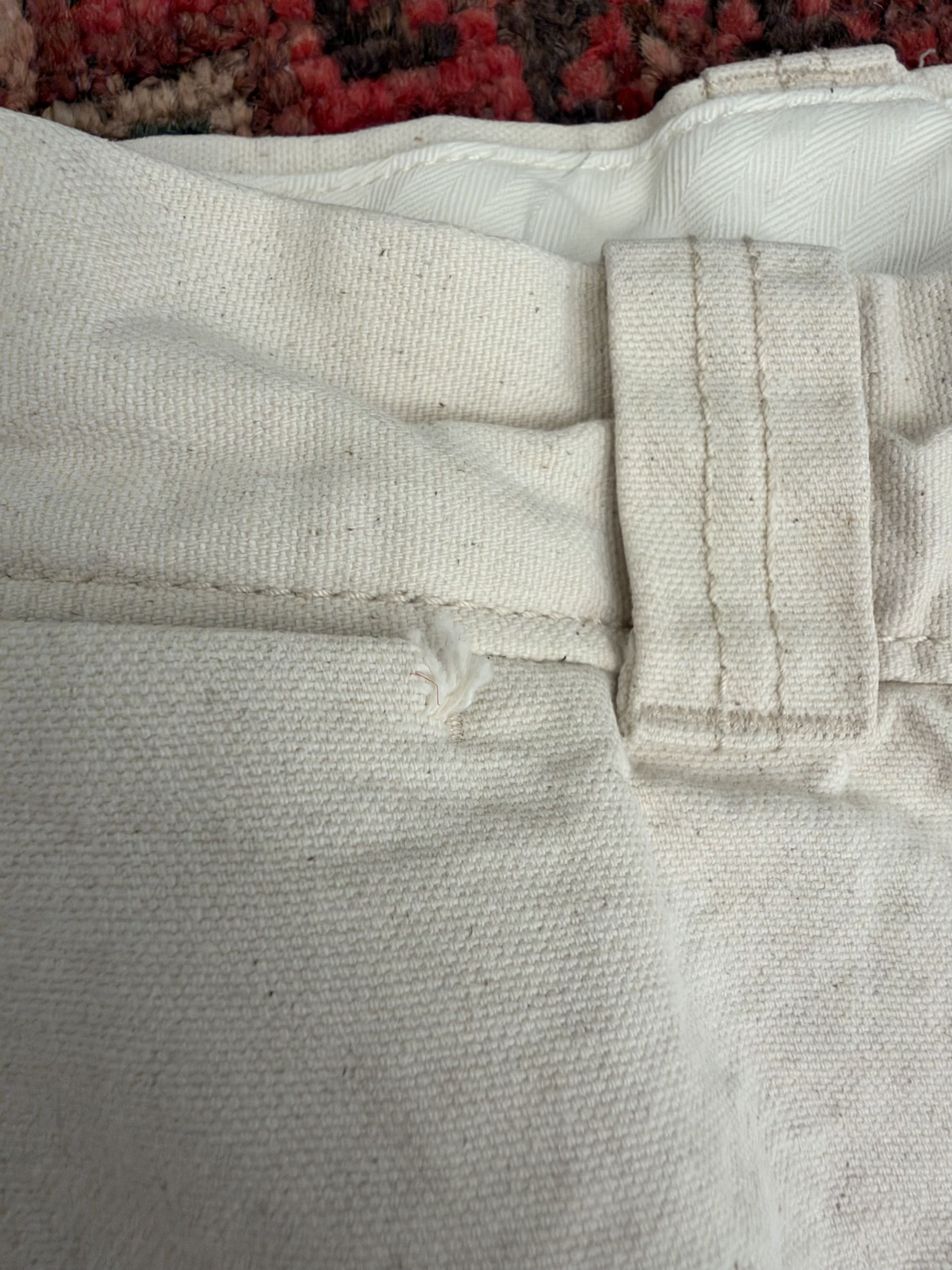 J.Crew J.Crew Cotton Canvas Wide Fit Trousers in Natural, 38x32 Size US 38 / EU 54 - 6 Thumbnail