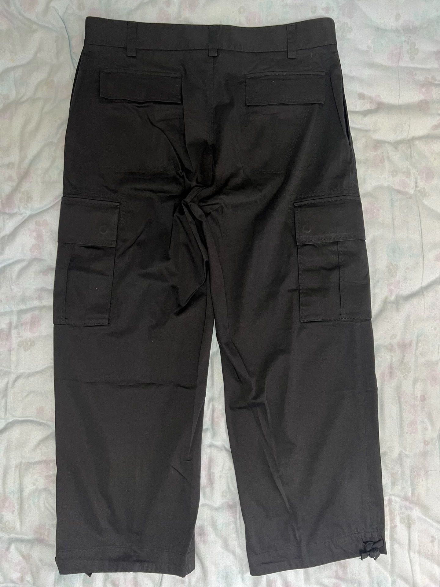 Versace Versace Men's Black Cargo Pants 54 Size US 38 / EU 54 - 3 Thumbnail