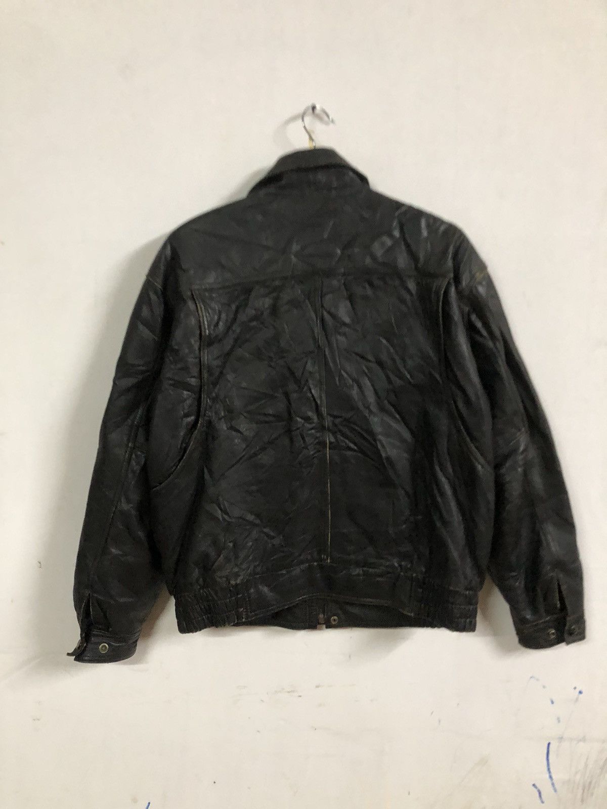 Japanese Brand × Vintage Vintage David Leather Jackets Zipper Up Size US M / EU 48-50 / 2 - 2 Thumbnail